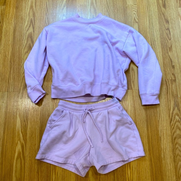 a new day Pants - 🎀Cute jogger set🎀 top & bottom small